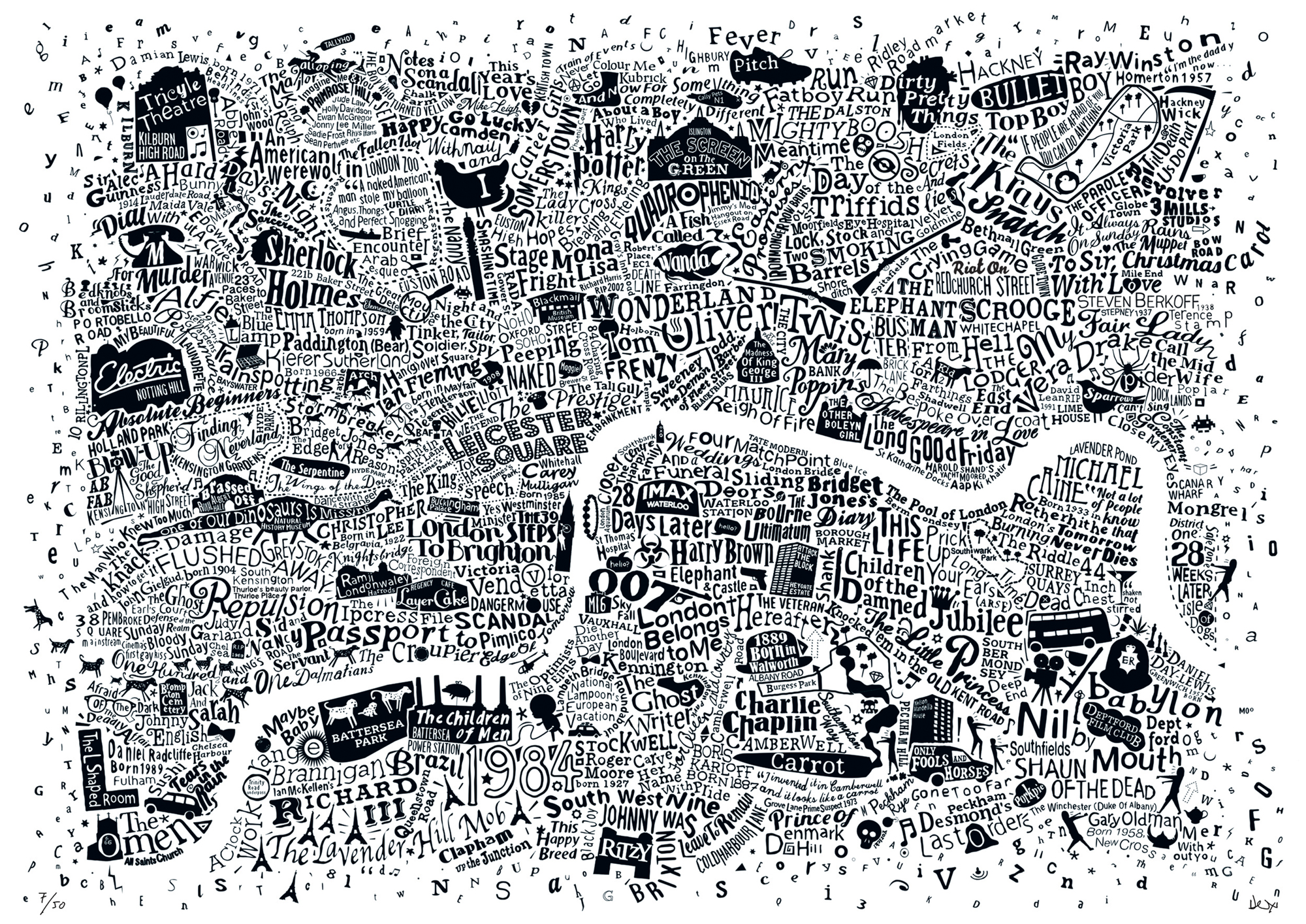 A map of cinematic London