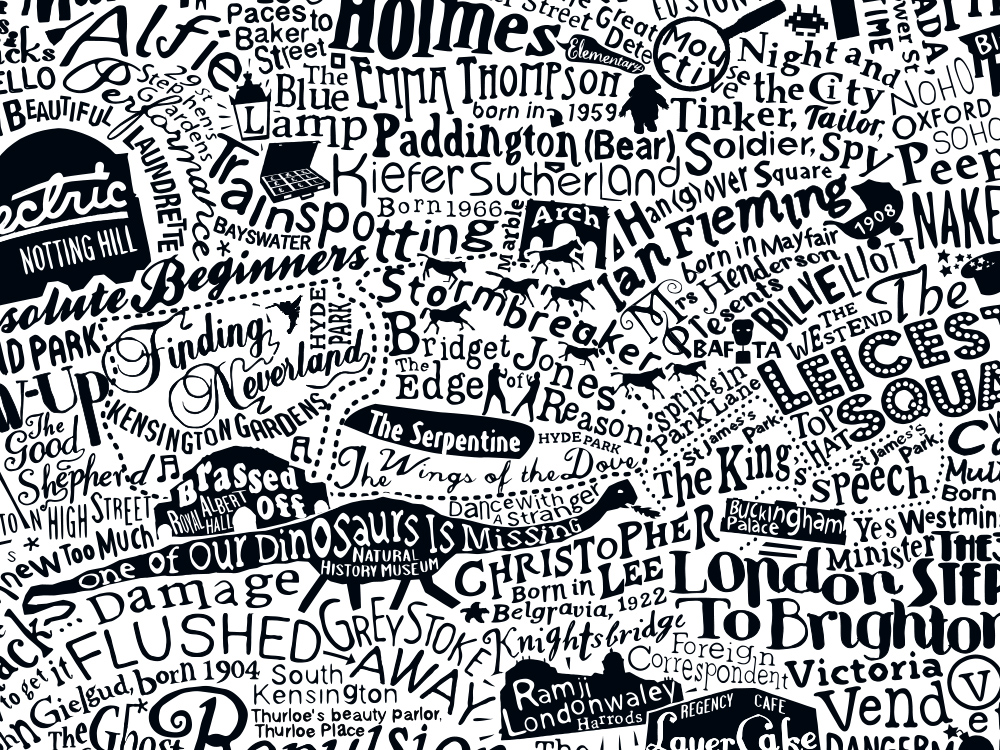 A cool map of London