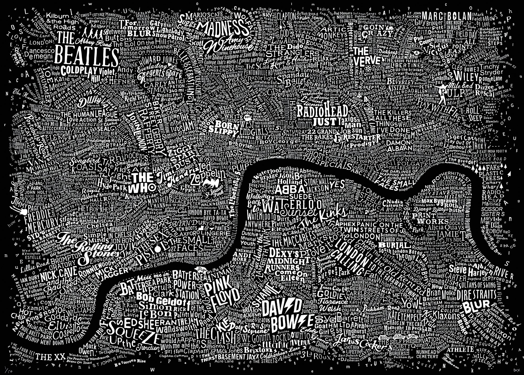 Music Map Of London